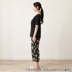 WOMENS カップ付きルームウェアセット(クールSP r ブラック M) 4枚目画像