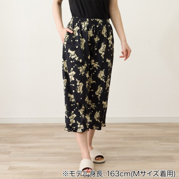 WOMENS カップ付きルームウェアセット(クールSP r ブラック M) 13枚目画像