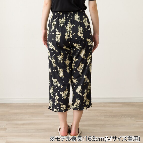 WOMENS カップ付きルームウェアセット(クールSP r ブラック M) 15枚目画像