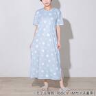 WOMENS リラックスワンピース(クール nrs ブルー M) 2枚目画像