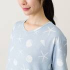 WOMENS リラックスワンピース(クール nrs ブルー M) 6枚目画像