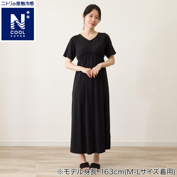 WOMENS ブラトップワンピース(クールSP r ブラック M-L) 1枚目画像