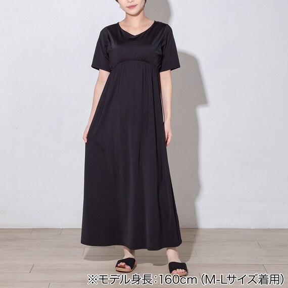 WOMENS ブラトップワンピース(クールSP r ブラック M-L) 2枚目画像