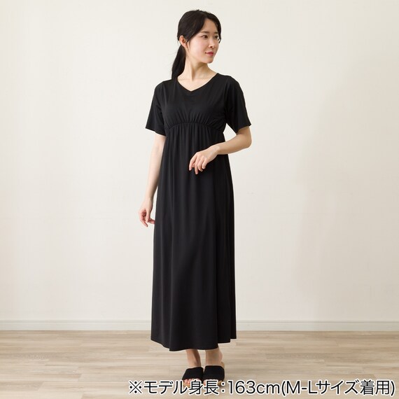 WOMENS ブラトップワンピース(クールSP r ブラック M-L) 3枚目画像