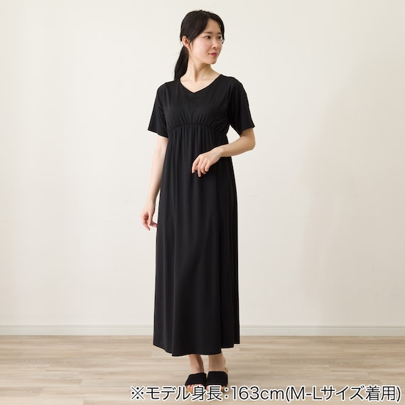 WOMENS ブラトップワンピース(クールSP r ブラック M-L) 3枚目画像