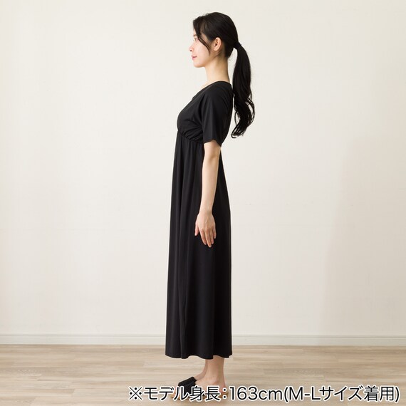 WOMENS ブラトップワンピース(クールSP r ブラック M-L) 5枚目画像