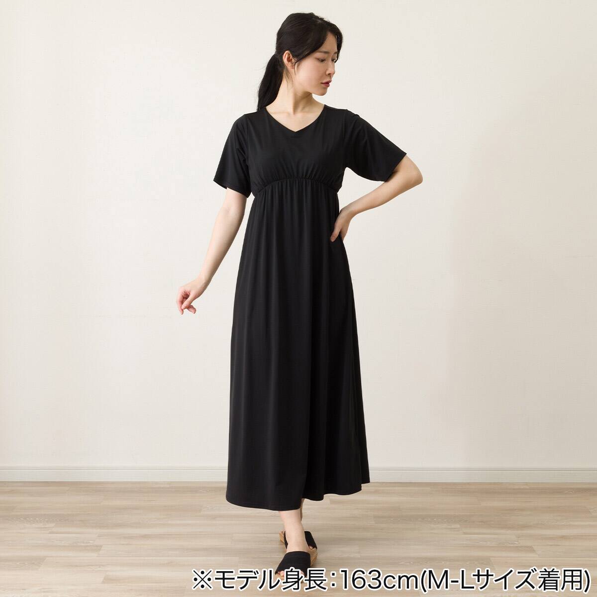 WOMENS ブラトップワンピース(クールSP r ブラック L-LL) | ニトリ