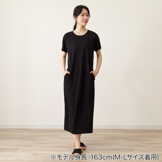 WOMENS ブラトップワンピース(クールWSP ブラック M-L) 3枚目画像