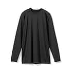 MENS UVカット 長袖Tシャツ(クールSP nr ブラック M) 2枚目画像