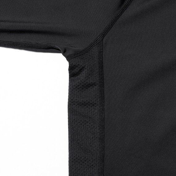 MENS UVカット 長袖Tシャツ(クールSP nr ブラック M) 5枚目画像