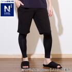 MENS UVカット レギンス(クールSP nr ブラック M-L) 1枚目画像