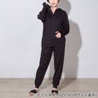 男女兼用 UVカットメッシュパーカー(クールWSP ブラック M) 2枚目画像