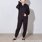 男女兼用 UVカットメッシュパーカー(クールWSP ブラック M) 2枚目画像