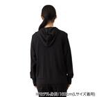 男女兼用 UVカットメッシュパーカー(クールWSP ブラック M) 4枚目画像