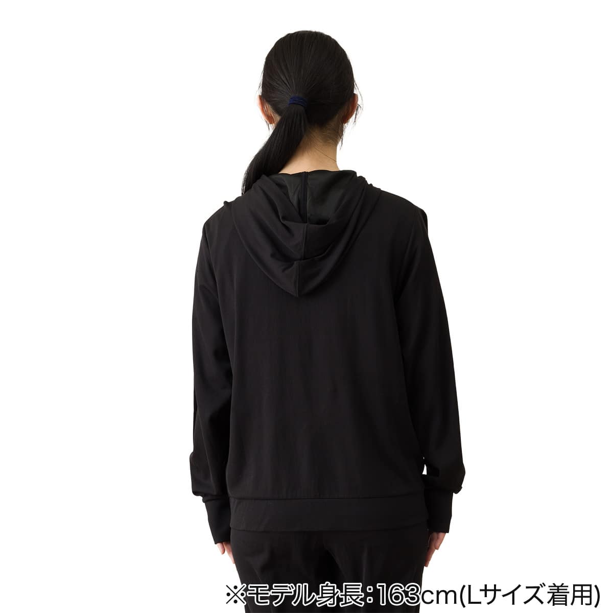 男女兼用 UVカットメッシュパーカー(クールWSP ブラック L) | ニトリ