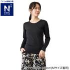 WOMENS UVカット長袖シャツ(クールSP nr ブラック M) 1枚目画像
