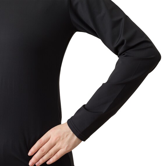 WOMENS UVカット長袖シャツ(クールSP nr ブラック M) 6枚目画像
