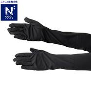 UVカット アームカバー手袋 フリーサイズ(クールSP  nr ブラック)