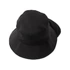 UVカット メッシュ ハットネックカバー付き フリーサイズ(クール r ブラック) 6枚目画像