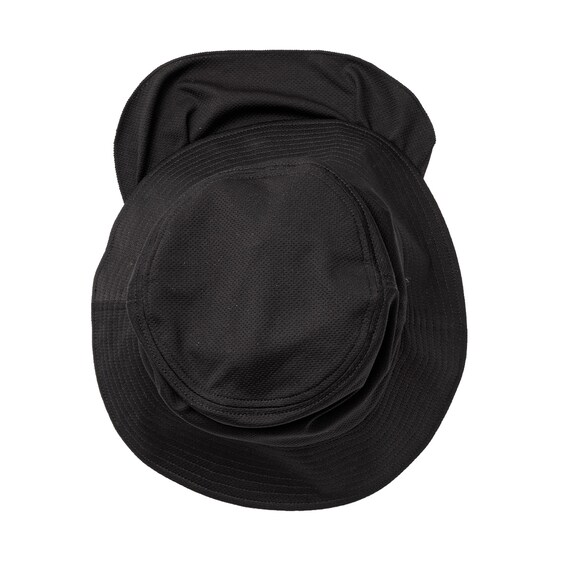 UVカット メッシュ ハットネックカバー付き フリーサイズ(クール r ブラック) 8枚目画像