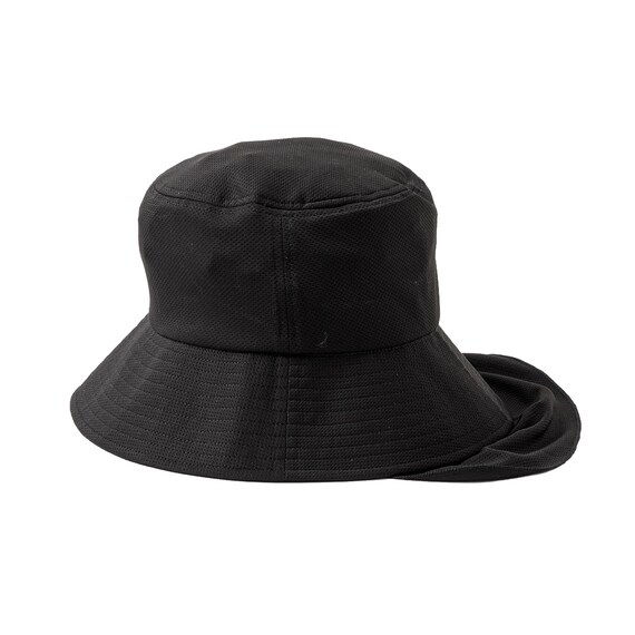 UVカット メッシュ ハットネックカバー付き フリーサイズ(クール r ブラック) 10枚目画像