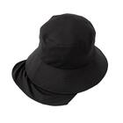 UVカット メッシュ ハットネックカバー付き フリーサイズ(クール r ブラック) 11枚目画像