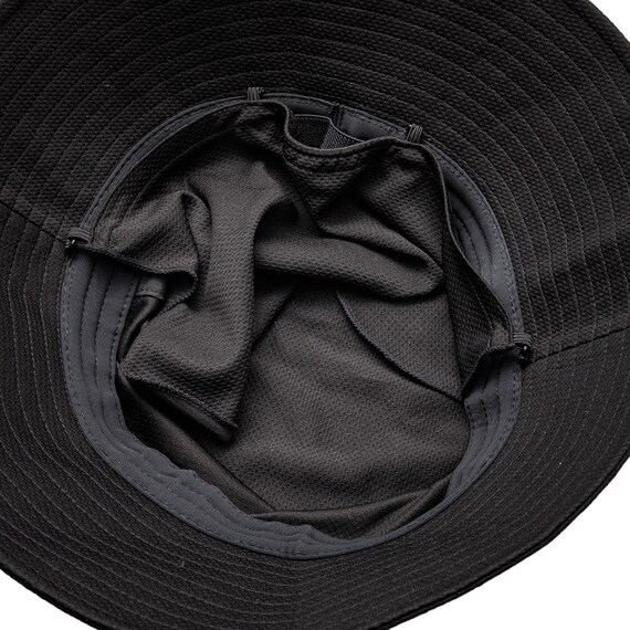 UVカット メッシュ ハットネックカバー付き フリーサイズ(クール r ブラック) 13枚目画像