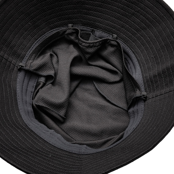 UVカット メッシュ ハットネックカバー付き フリーサイズ(クール r ブラック) 13枚目画像