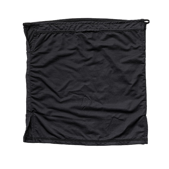 男女兼用UVカット メッシュ ネックフェイスカバー(クール ブラック nr ) 3枚目画像