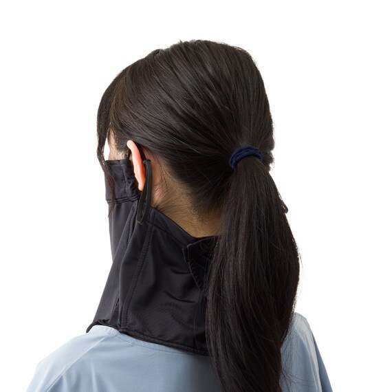 男女兼用UVカットネックフェイスカバー(クールSP ブラック nr ) 2枚目画像