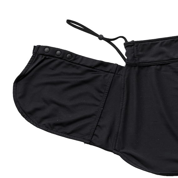 男女兼用UVカットネックフェイスカバー(クールSP ブラック nr ) 6枚目画像