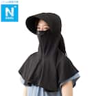 男女兼用UVカットバラクラバ(クールSP ブラック nr) 1枚目画像