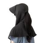 男女兼用UVカットバラクラバ(クールSP ブラック nr) 2枚目画像