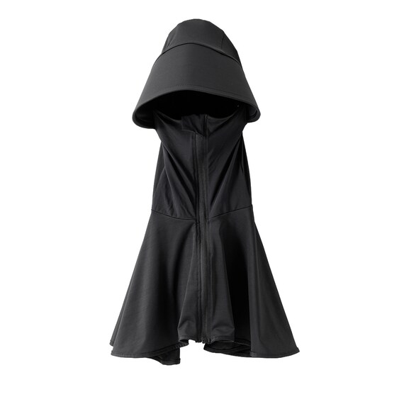 男女兼用UVカットバラクラバ(クールSP ブラック nr) 3枚目画像