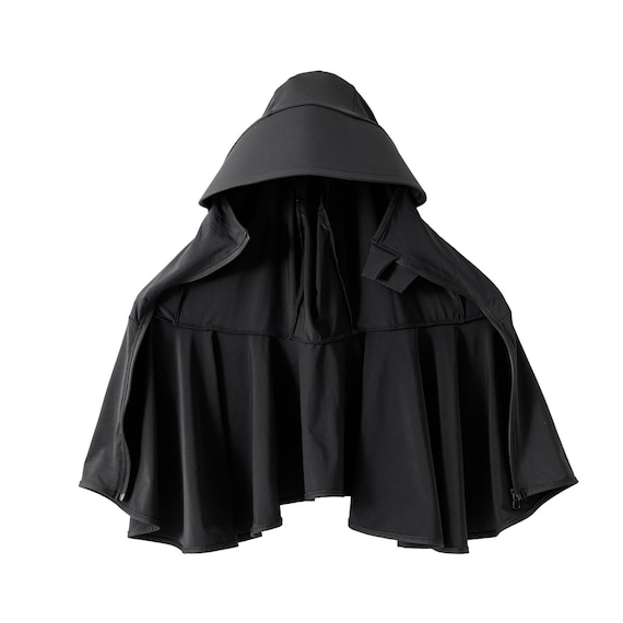 男女兼用UVカットバラクラバ(クールSP ブラック nr) 4枚目画像