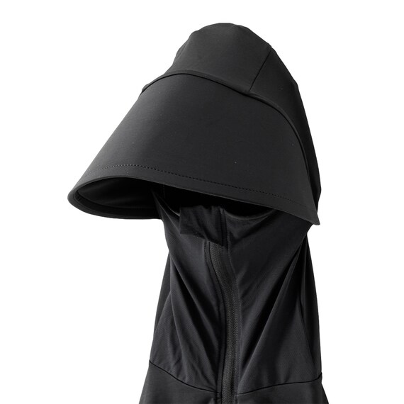 男女兼用UVカットバラクラバ(クールSP ブラック nr) 6枚目画像