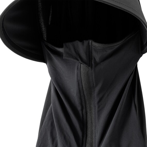 男女兼用UVカットバラクラバ(クールSP ブラック nr) 7枚目画像