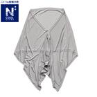 男女兼用UVカット3WAYリブストール(クールSP グレー nr) 1枚目画像