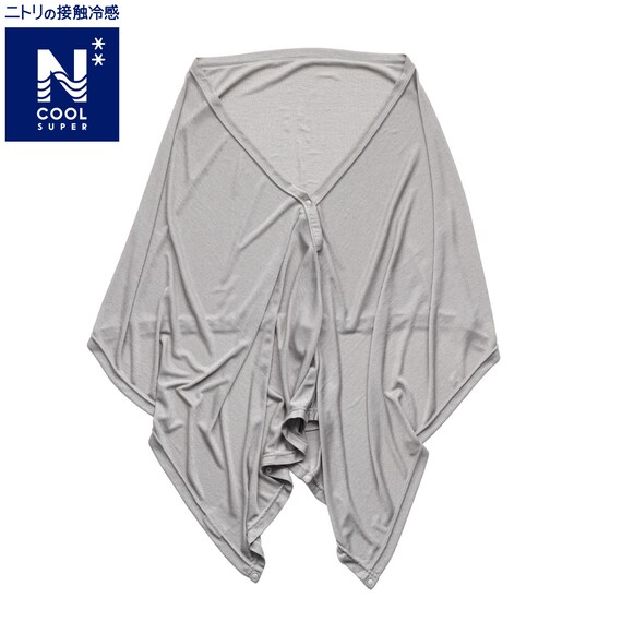 男女兼用UVカット3WAYリブストール(クールSP グレー nr) 1枚目画像