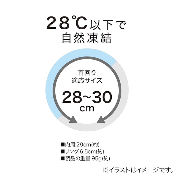 首冷却リングS(アイス BL×CL nr) 2枚目画像