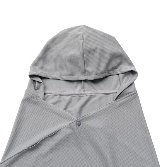 UVカットクールタオルポンチョ(グレー nr) 4枚目画像