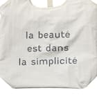 首冷却リングがぴったり入るポケット付きエコバッグ(アイボリー nr) 4枚目画像