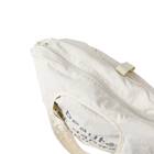 首冷却リングがぴったり入るポケット付きエコバッグ(アイボリー nr) 10枚目画像