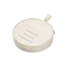 固まりにくい保冷ジェル付き円形ポーチ　M(アイボリー nr) 1枚目画像