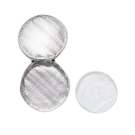 固まりにくい保冷ジェル付き円形ポーチ　M(アイボリー nr) 5枚目画像