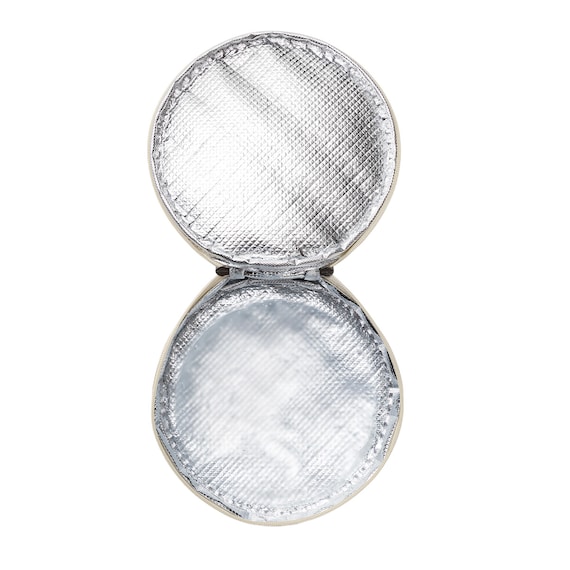 固まりにくい保冷ジェル付き円形ポーチ M(アイボリー nr) 6枚目画像