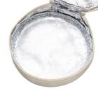 固まりにくい保冷ジェル付き円形ポーチ　M(アイボリー nr) 7枚目画像