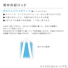 背中冷却パッド(LGY×CL nr) 2枚目画像