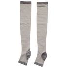 かかとうるおい着圧トゥレス ロング(グレー) 1枚目画像