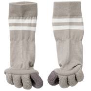 指リラックス着圧アンクルソックス(グレー)